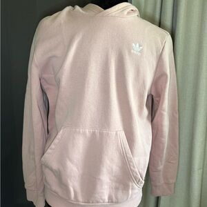 Kids Adidas Trefoil Pink Hoodie